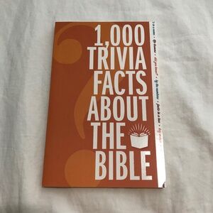 📚3/$35 1,000 Trivia Facts About the Bible Christianity Paperback
